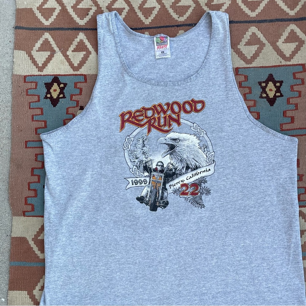 Vintage 90s biker tank top